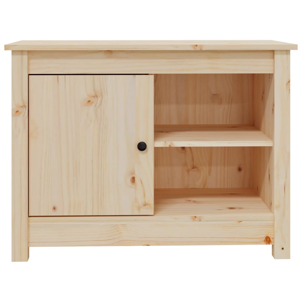 Mobile Porta TV 70x36,5x52 cm in Legno Massello di Pino - homemem39