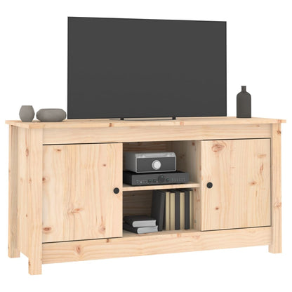 Mobile Porta TV 103x36,5x52 cm in Legno Massello di Pino