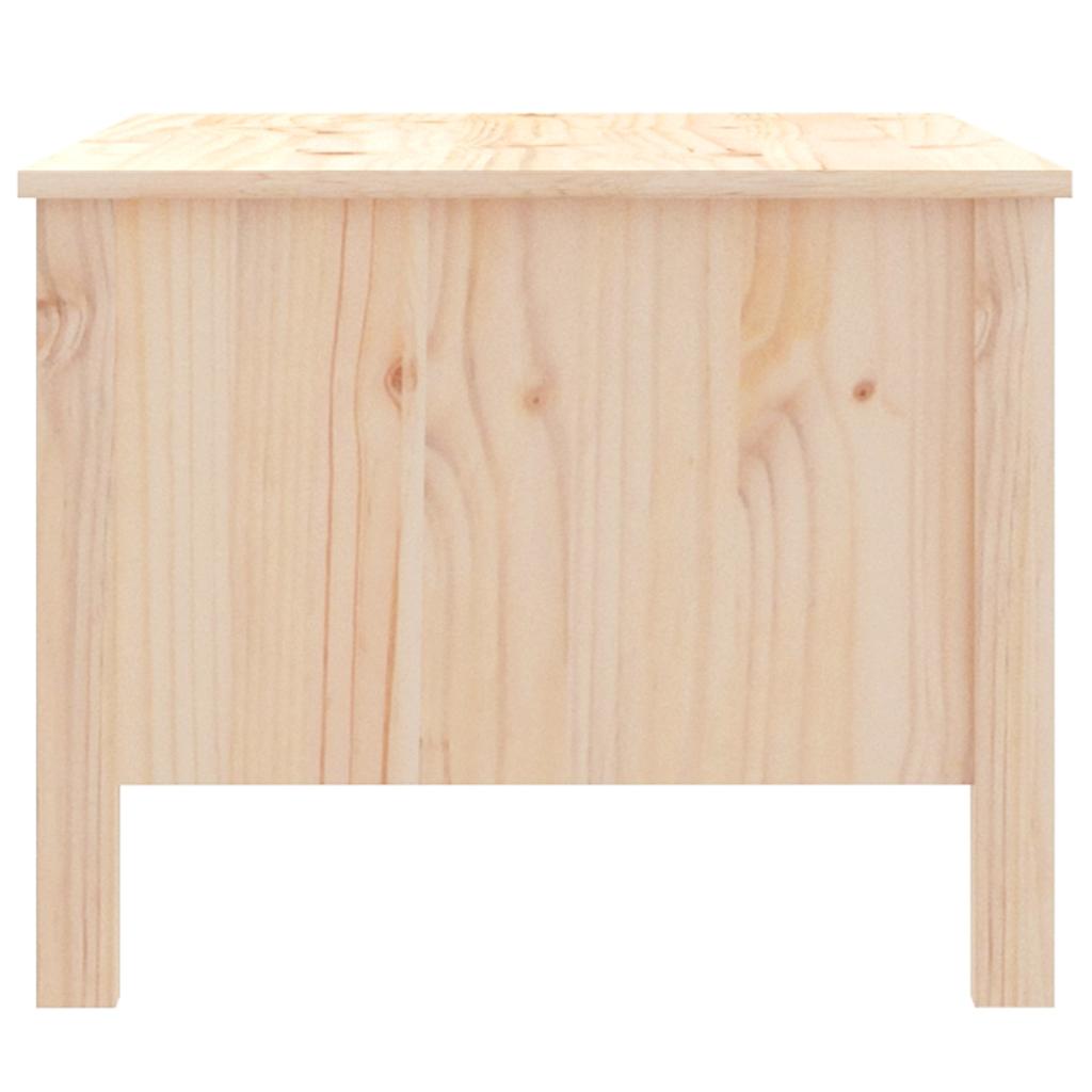 Tavolino da Salotto 100x50x40 cm Legno Massello di Pino
