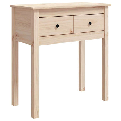 Tavolo Consolle 70x35x75 cm in Legno Massello di Pino