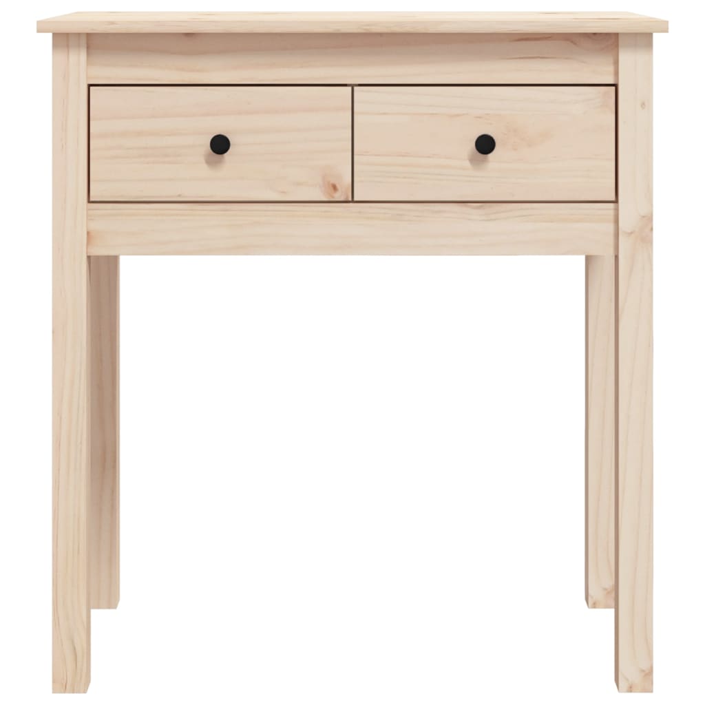 Tavolo Consolle 70x35x75 cm in Legno Massello di Pino - homemem39