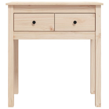 Tavolo Consolle 70x35x75 cm in Legno Massello di Pino - homemem39