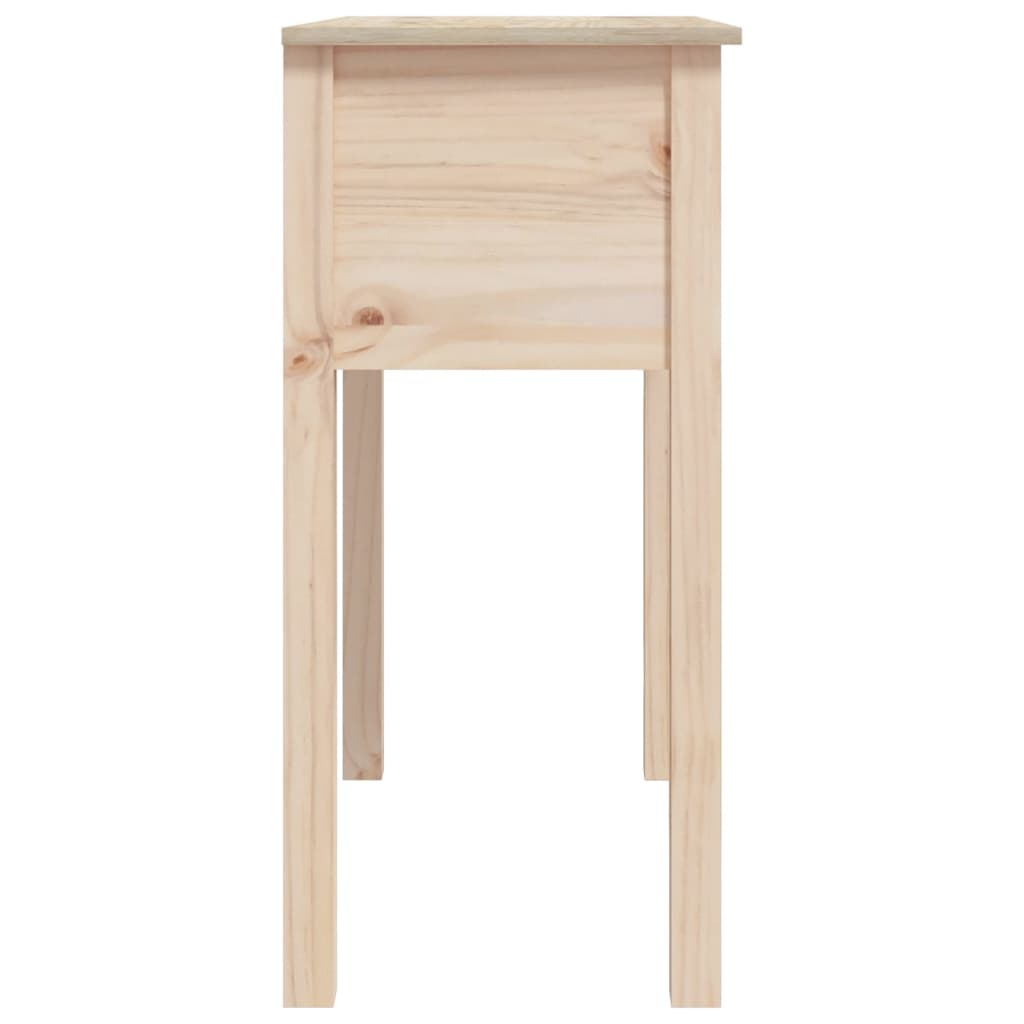 Tavolo Consolle 70x35x75 cm in Legno Massello di Pino - homemem39