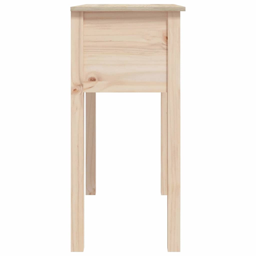 Tavolo Consolle 70x35x75 cm in Legno Massello di Pino