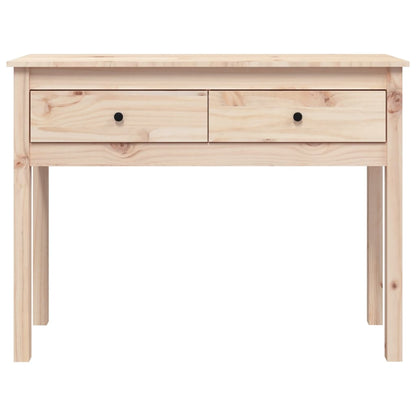 Tavolo Consolle 100x35x75 cm in Legno Massello di Pino - homemem39