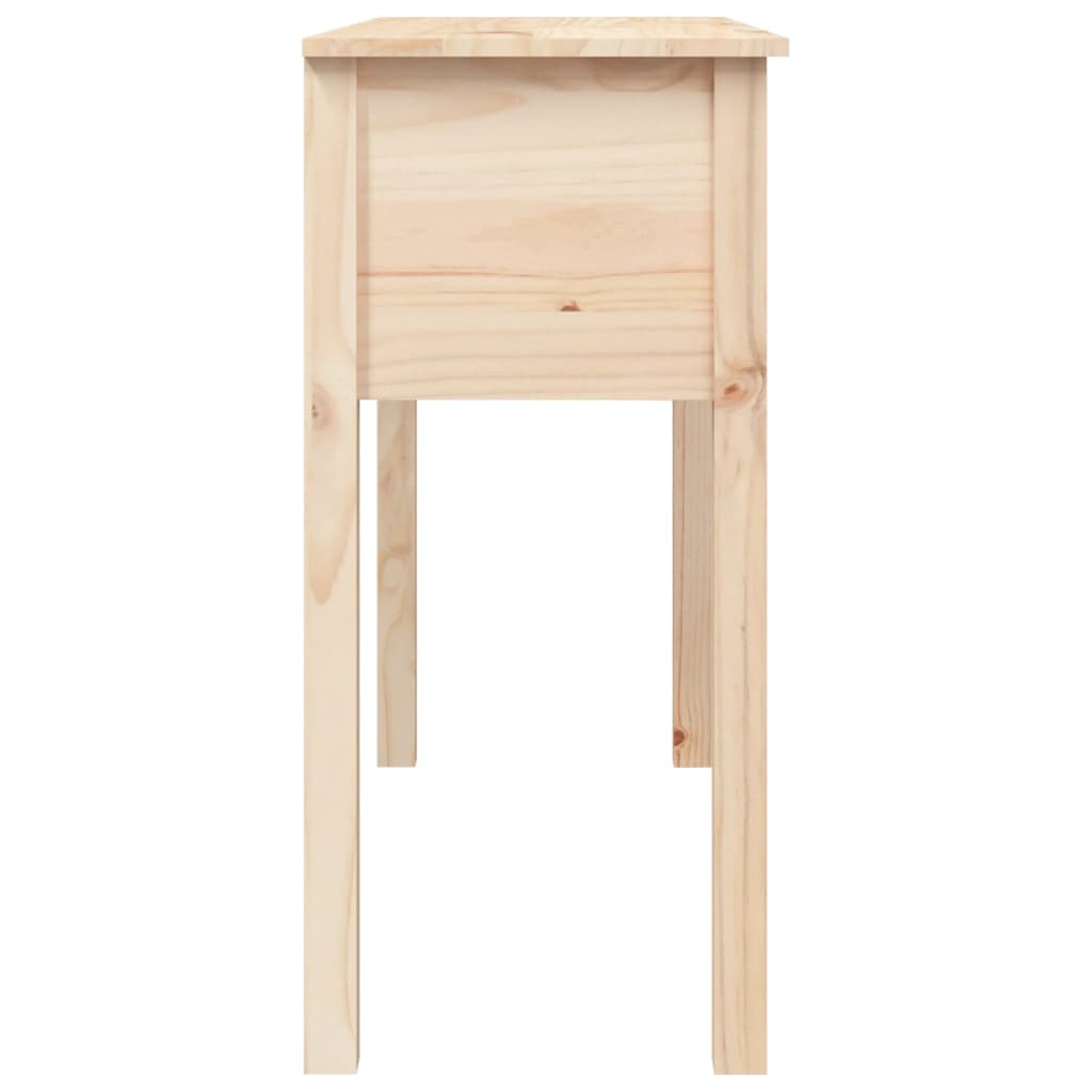 Tavolo Consolle 100x35x75 cm in Legno Massello di Pino - homemem39