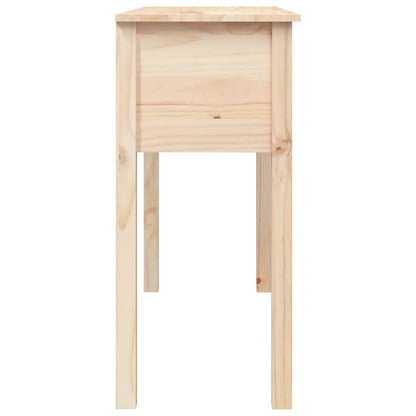 Tavolo Consolle 100x35x75 cm in Legno Massello di Pino - homemem39