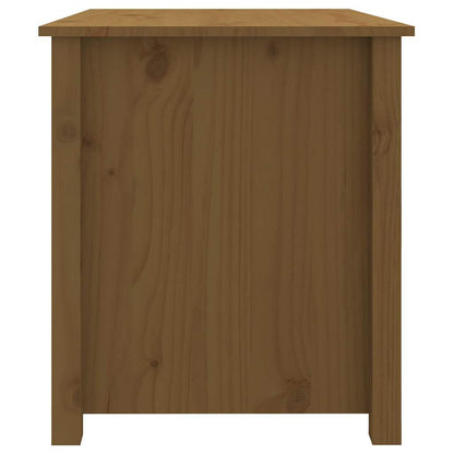 Tavolino da Salotto ambra 71x49x55 cm in Legno Massello di Pino