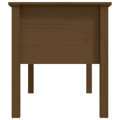 Tavolino da Salotto ambra 102x49x55cm in Legno Massello di Pino