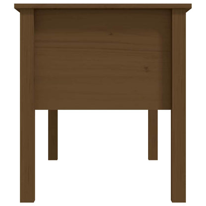 Tavolino da Salotto ambra 102x49x55cm in Legno Massello di Pino