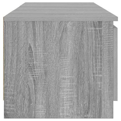 Mobile Porta TV con Luci LED Grigio Sonoma 140x40x36 cm