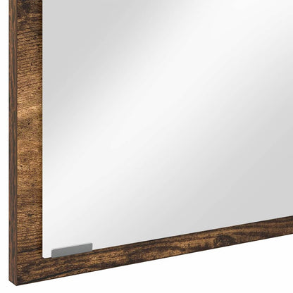 Specchio Rovere fumé 90 x 8,5 x 37 cm Legno multistrato