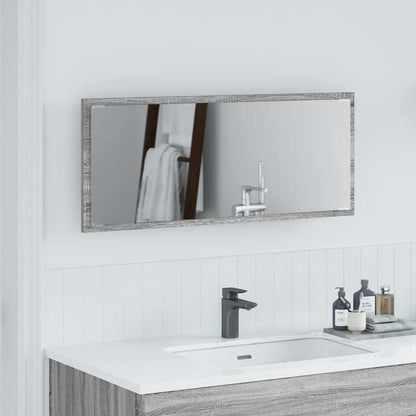 Specchio Grigio Sonoma 90 x 8,5 x 37 cm Legno multistrato