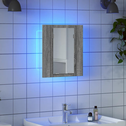 Mobile da Bagno Grigio Sonoma 40x12x45cm in Legno Multistrato