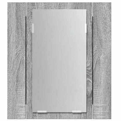 Mobile da Bagno Grigio Sonoma 40x12x45cm in Legno Multistrato