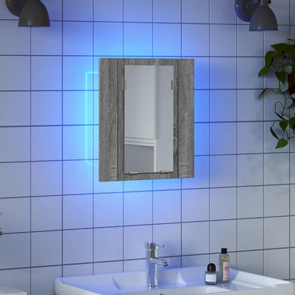 Mobile da Bagno Grigio Sonoma 40x12x45cm in Legno Multistrato | homemem39
