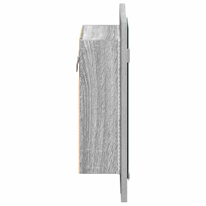 Mobile da Bagno Grigio Sonoma 40x12x45cm in Legno Multistrato