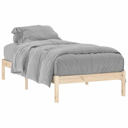Giroletto senza Materasso 100x190 cm in Legno di Pino Doppio | homemem39