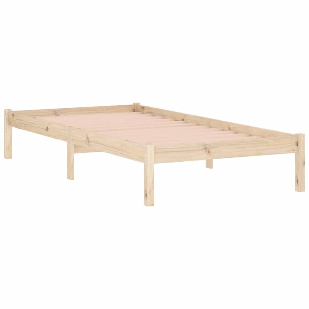 Giroletto senza Materasso 100x190 cm in Legno di Pino Doppio | homemem39