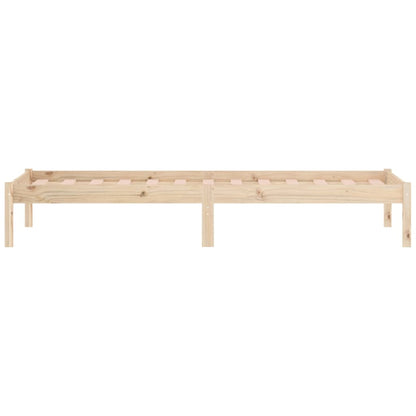 Giroletto senza Materasso 100x190 cm in Legno di Pino Doppio | homemem39