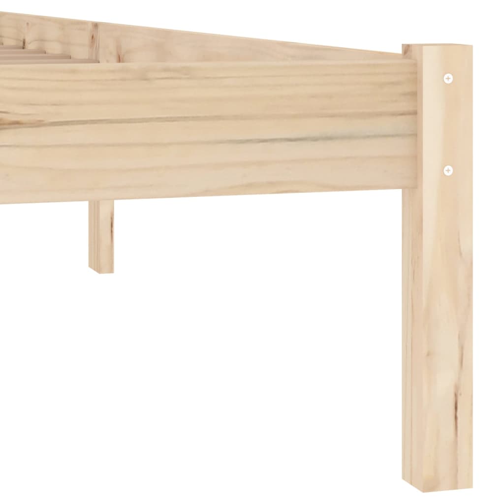 Giroletto senza Materasso 100x190 cm in Legno di Pino Doppio | homemem39