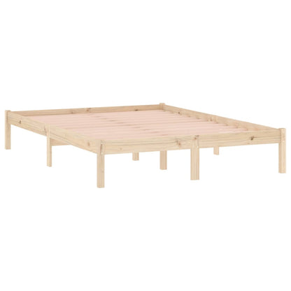 Giroletto senza Materasso 135x190 cm in Legno di Pino Full - homemem39