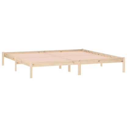 Giroletto senza Materasso 193x203 cm in Legno di Pino King - homemem39
