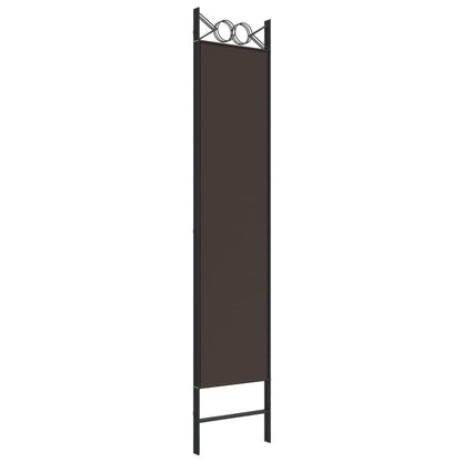 Divisorio a 3 Pannelli Marrone 120x200 cm in Tessuto | homemem39