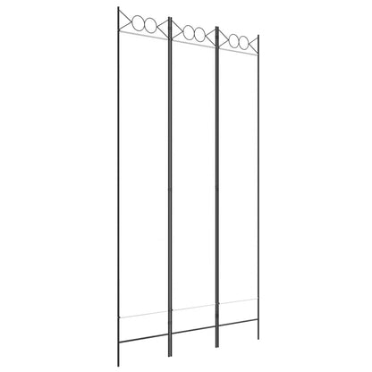 Divisorio a 3 Pannelli bianco 120x220 cm in Tessuto - homemem39