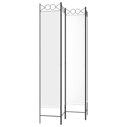 Divisorio a 4 Pannelli Bianco 160x220 cm Tessuto | homemem39