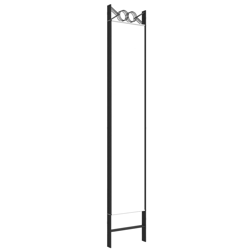 Divisorio a 4 Pannelli Bianco 160x220 cm Tessuto | homemem39