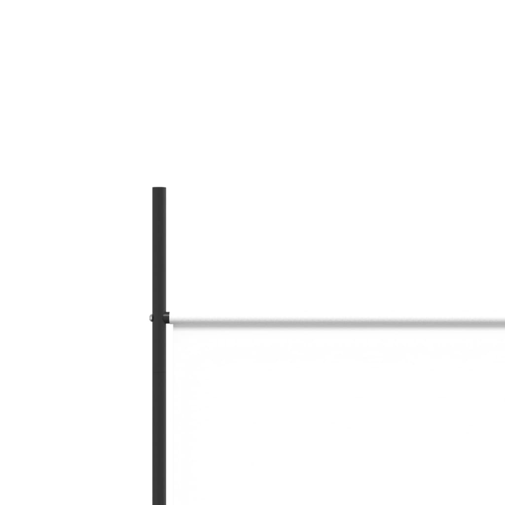Divisorio a 5 Pannelli Bianco 250x200 cm Tessuto - homemem39