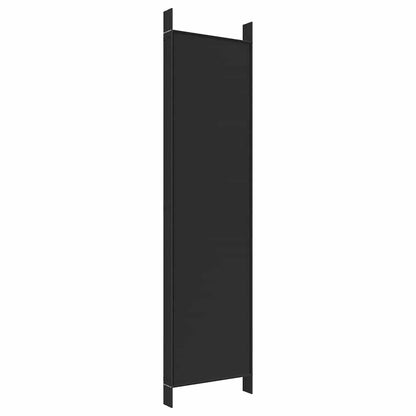 Divisorio a 6 Pannelli Nero 300x200 cm in Tessuto - homemem39