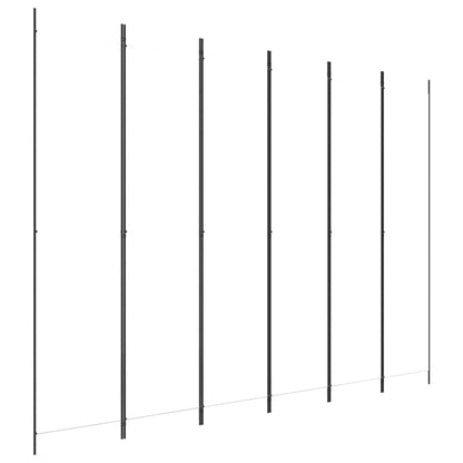 Divisorio a 4 Pannelli Bianco 300x220 cm Tessuto - homemem39