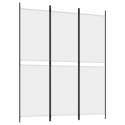 Divisorio a 3 Pannelli bianco 150x180 cm in Tessuto - homemem39