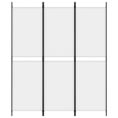 Divisorio a 3 Pannelli bianco 150x180 cm in Tessuto - homemem39