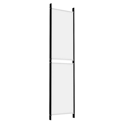 Divisorio a 4 Pannelli Bianco 200x200 cm Tessuto - homemem39