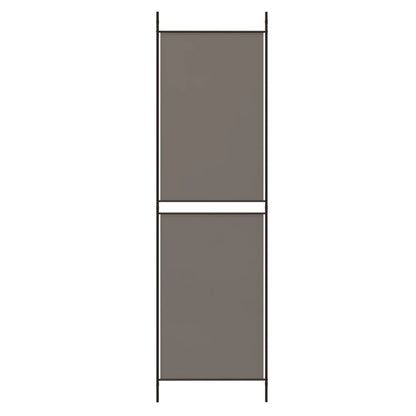 Divisorio a 3 Pannelli Antracite 150x220 cm in Tessuto - homemem39