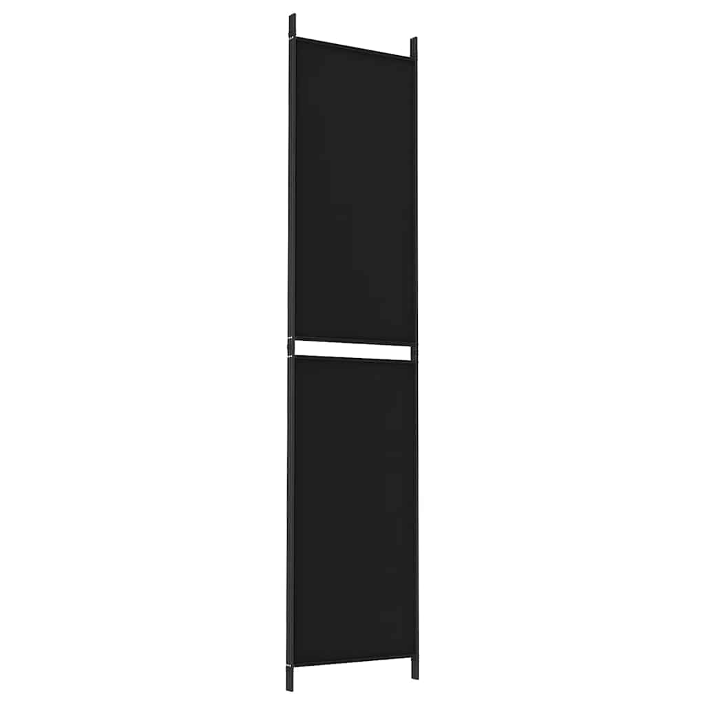 Divisorio a 3 Pannelli Nero 150x220 cm in Tessuto - homemem39