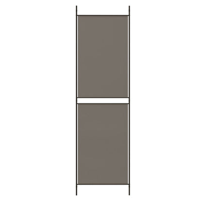 Divisorio a 5 Pannelli Antracite 250x220 cm Tessuto - homemem39