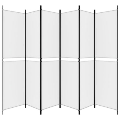 Divisorio a 4 Pannelli Bianco 300x220 cm Tessuto - homemem39