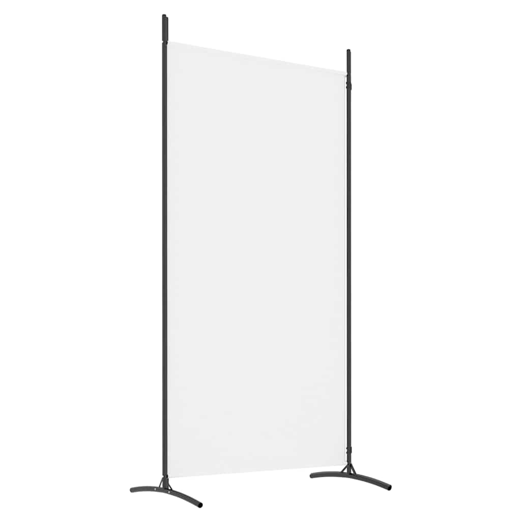 Divisorio a 2 Pannelli Bianco 175x180 cm Tessuto - homemem39