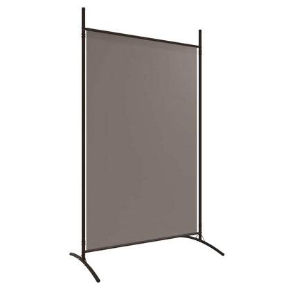 Divisorio a 2 Pannelli Antracite 175x180 cm Tessuto - homemem39