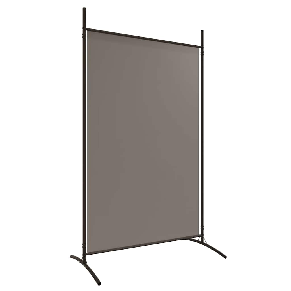 Divisorio a 4 Pannelli Antracite 346x180 cm Tessuto - homemem39
