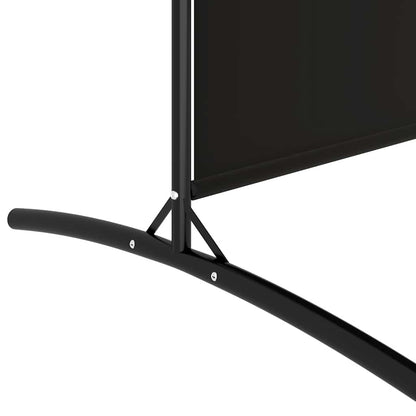 Divisorio a 5 Pannelli Nero 433x180 cm in Tessuto - homemem39