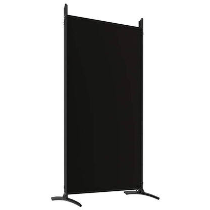 Divisorio a 6 Pannelli Nero 520x180 cm in Tessuto - homemem39