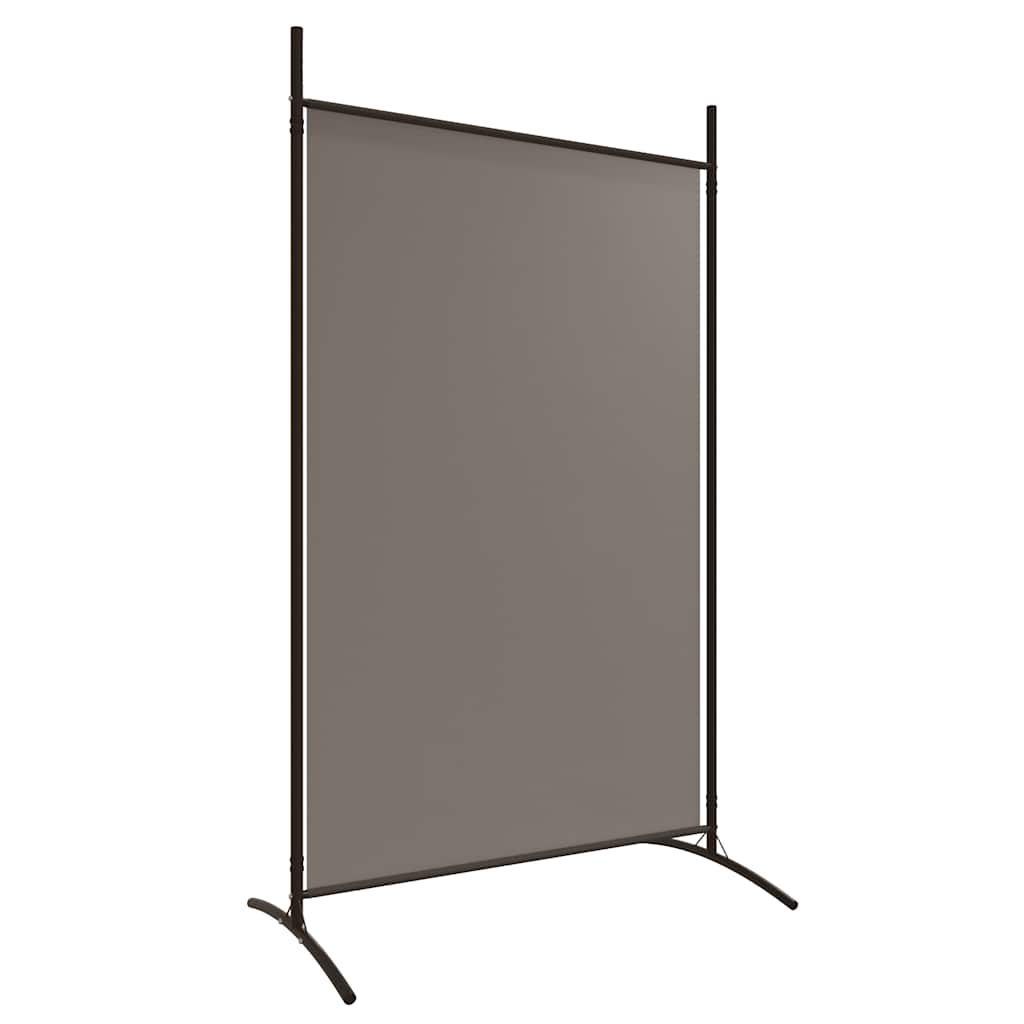 Divisorio a 2 Pannelli Antracite 348x180 cm Tessuto - homemem39