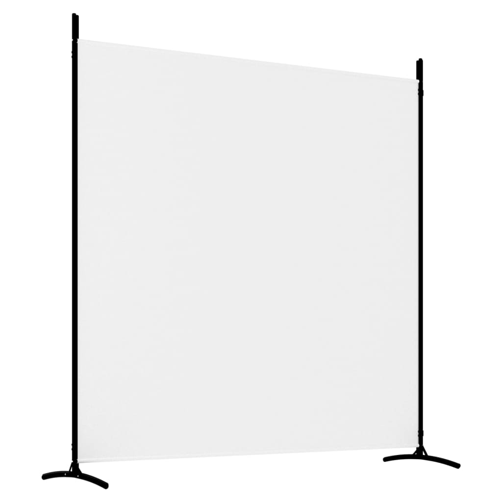 Divisorio a 3 Pannelli bianco 525x180 cm in Tessuto