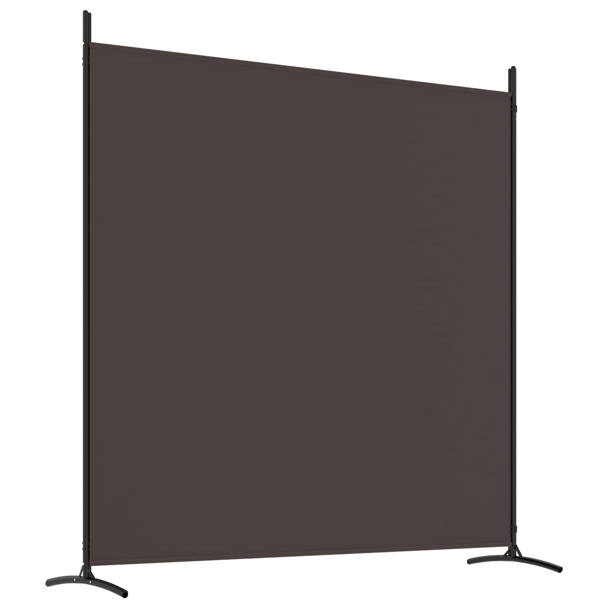 Divisorio a 3 Pannelli Marrone 525x180 cm in Tessuto