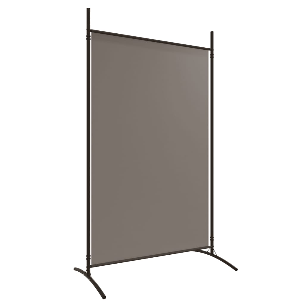 Divisorio a 3 Pannelli Antracite 525x180 cm in Tessuto - homemem39